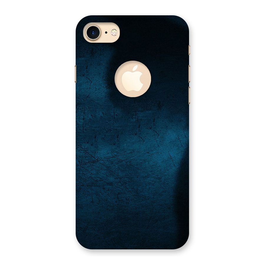 Royal Blue Back Case for iPhone 7 Logo Cut