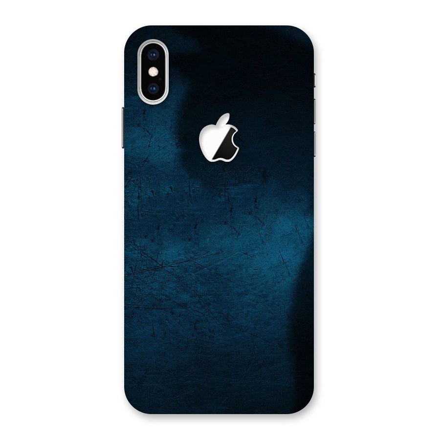 Royal Blue Back Case for iPhone XS Max Apple Cut