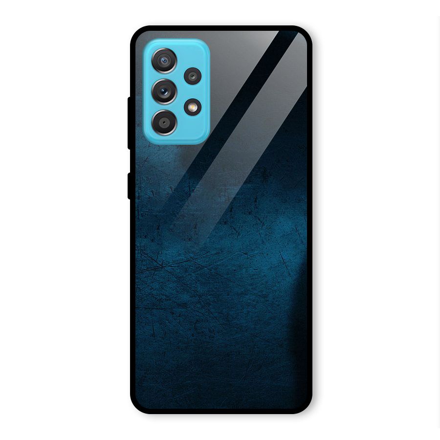 Royal Blue Glass Back Case for Galaxy A52
