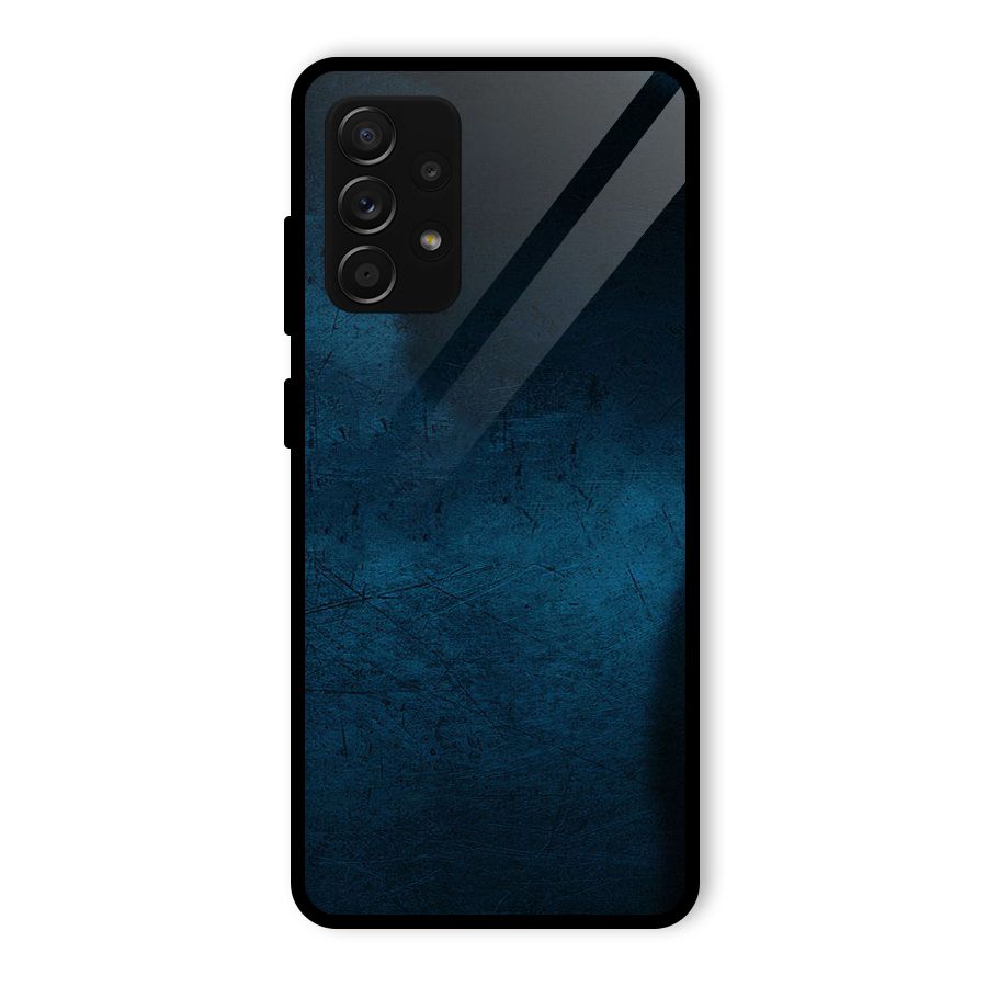 Royal Blue Glass Back Case for Galaxy A53 5G