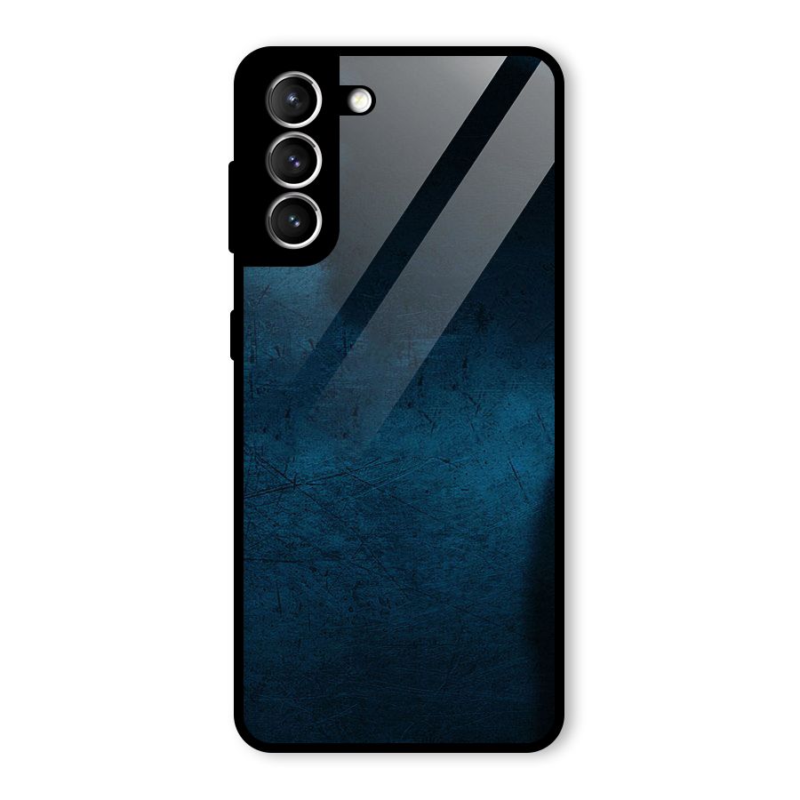 Royal Blue Glass Back Case for Galaxy S21 5G