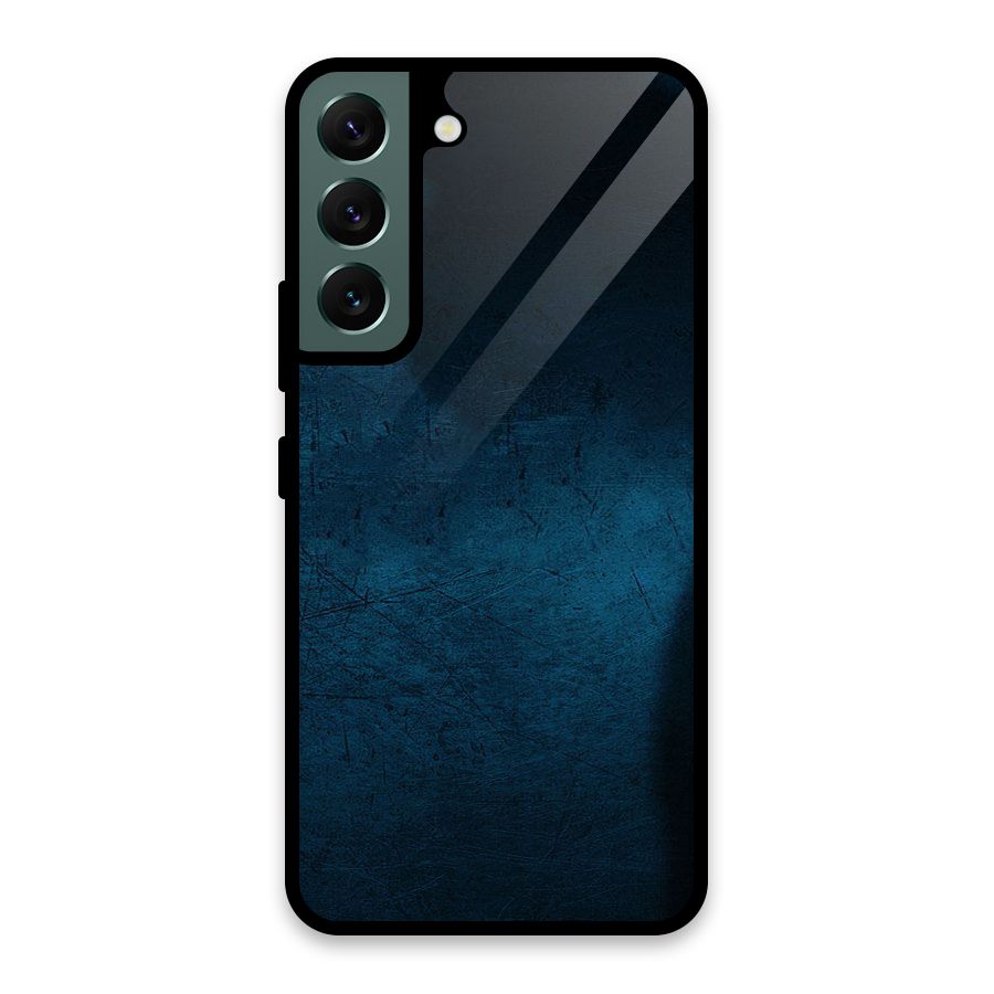 Royal Blue Glass Back Case for Galaxy S22 5G