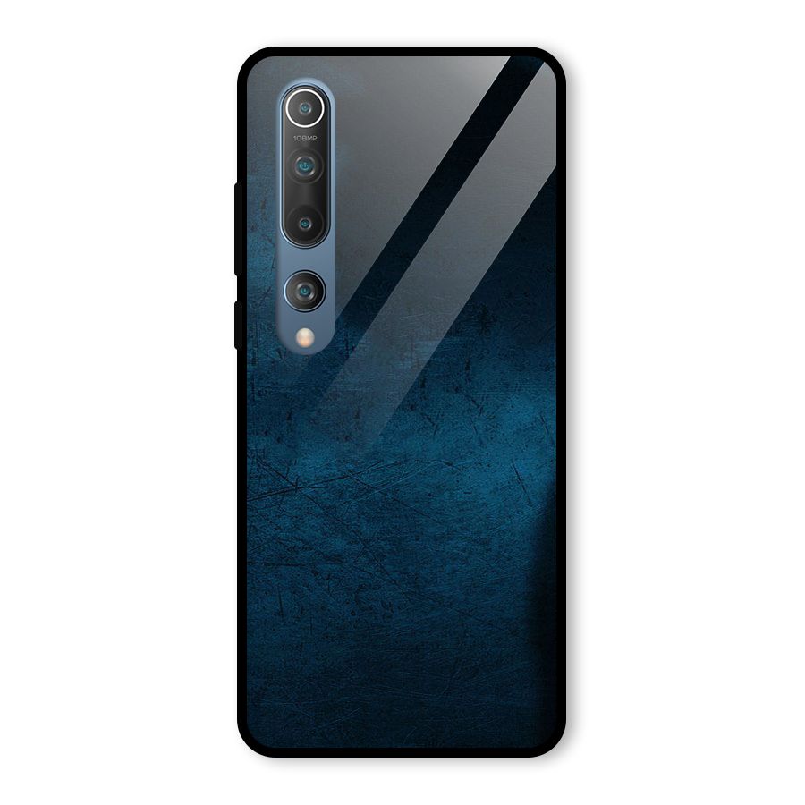 Royal Blue Glass Back Case for Mi 10