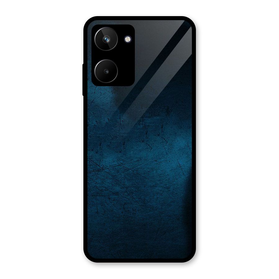 Royal Blue Glass Back Case for Realme 10