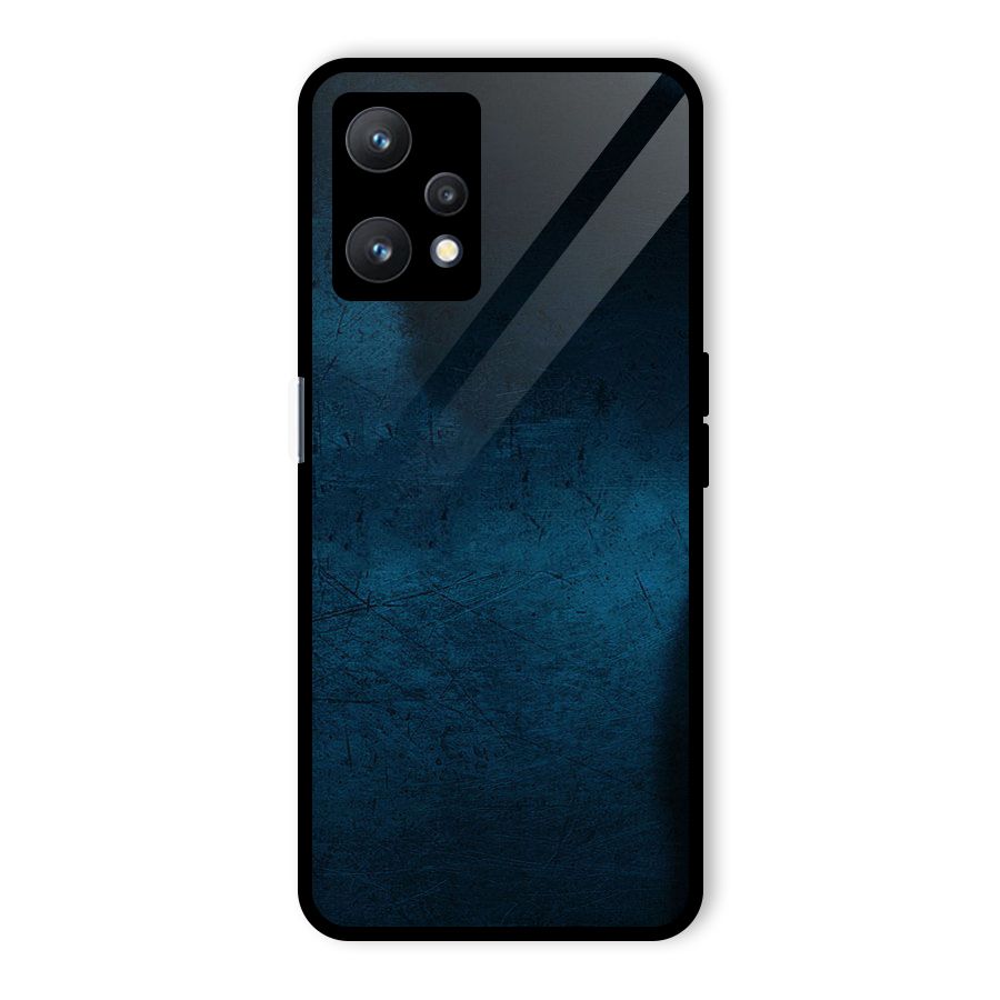 Royal Blue Glass Back Case for Realme 9 Pro 5G
