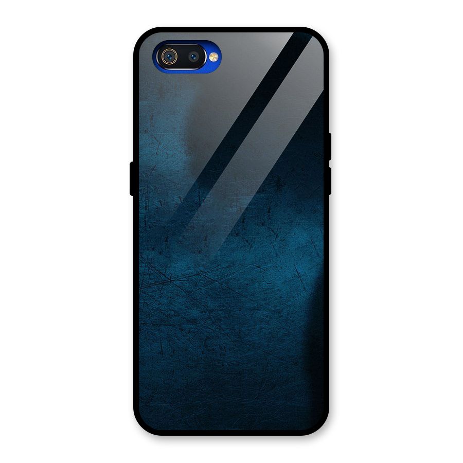 Royal Blue Glass Back Case for Realme C2