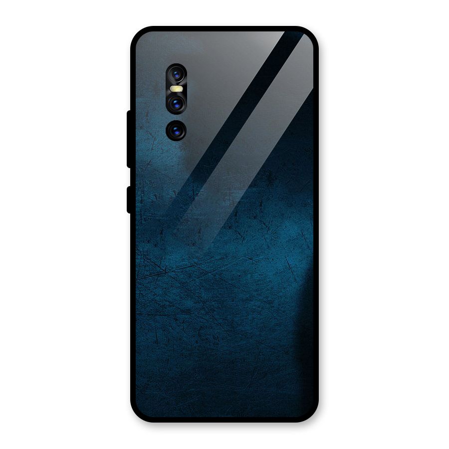 Royal Blue Glass Back Case for Vivo V15 Pro