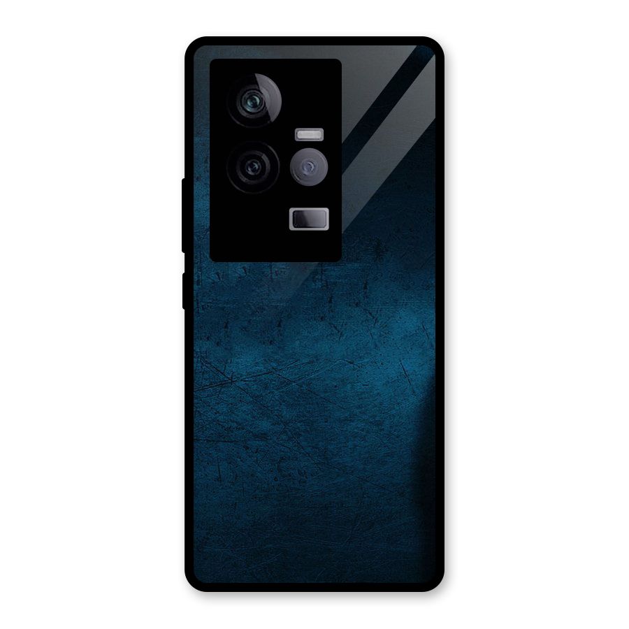 Royal Blue Glass Back Case for Vivo iQOO 11 5G