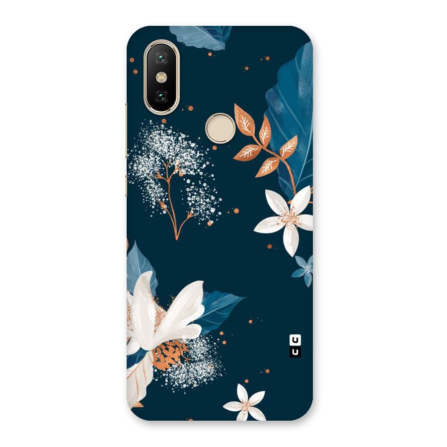 Royal Floral Back Case for Mi A2