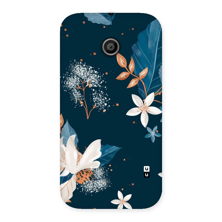 Royal Floral Back Case for Moto E