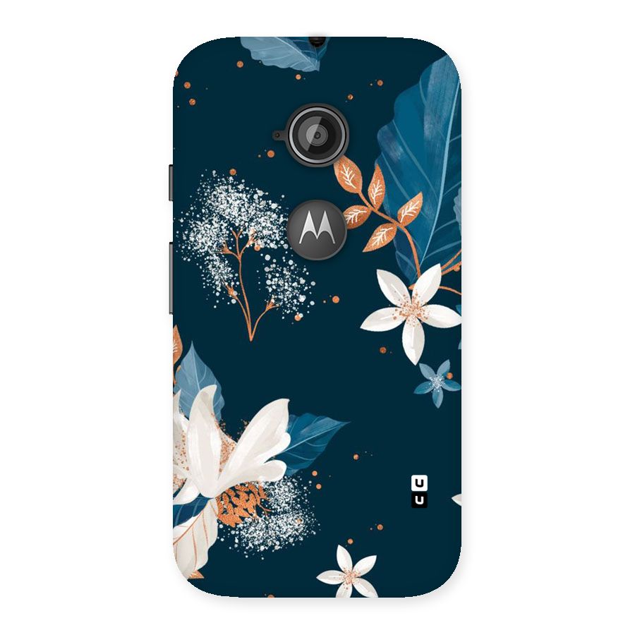 Royal Floral Back Case for Moto E 2nd Gen