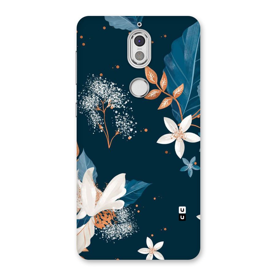 Royal Floral Back Case for Nokia 7
