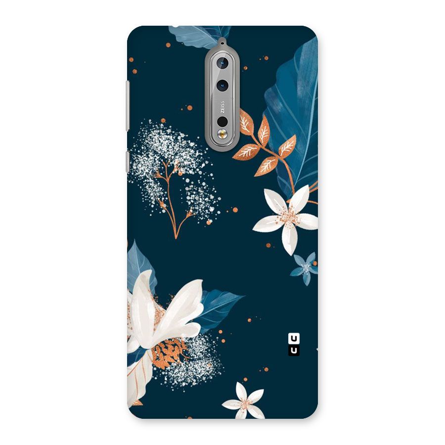 Royal Floral Back Case for Nokia 8