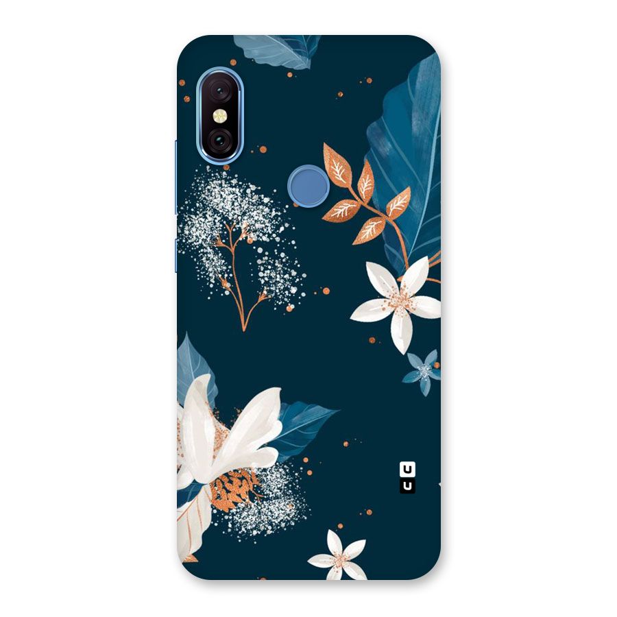 Royal Floral Back Case for Redmi Note 6 Pro