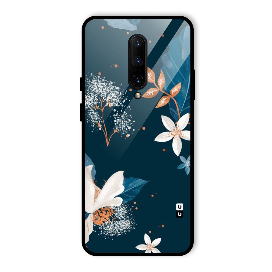 Royal Floral Glass Back Case for OnePlus 7 Pro