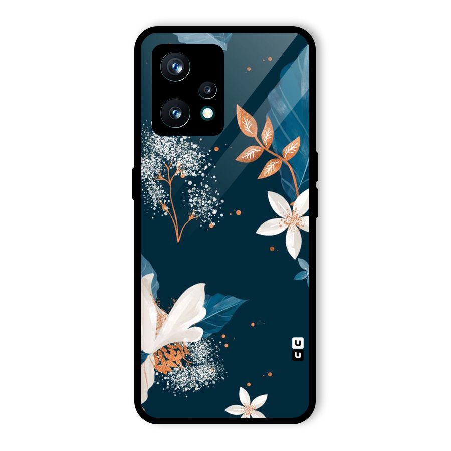 Royal Floral Glass Back Case for Realme 9 Pro Plus 5G