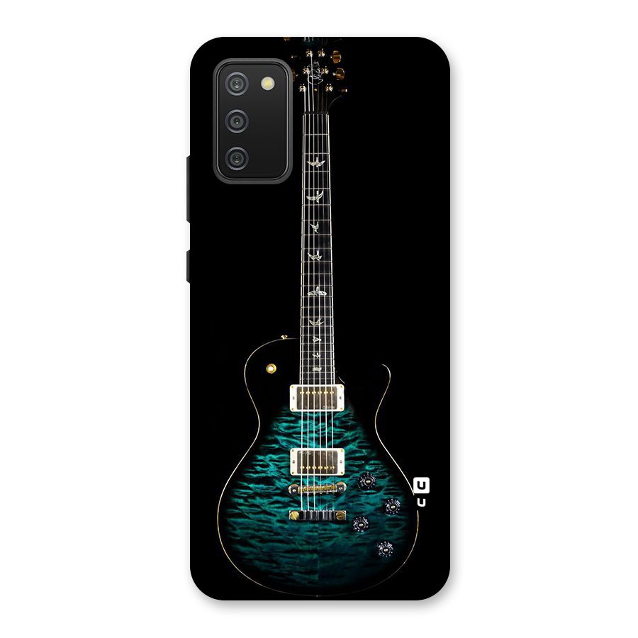 Royal Green Guitar Back Case for Galaxy M02s