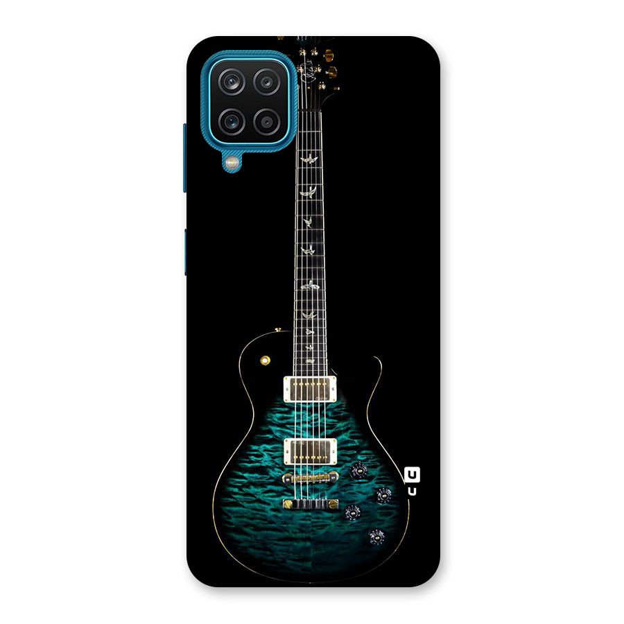 Royal Green Guitar Back Case for Galaxy M12