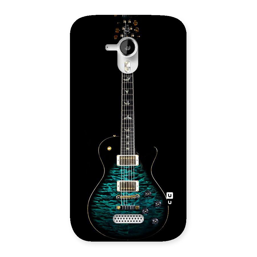 Royal Green Guitar Back Case for Micromax Canvas HD A116