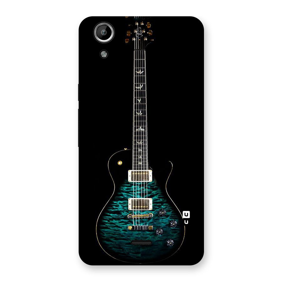 Royal Green Guitar Back Case for Micromax Canvas Selfie Lens Q345