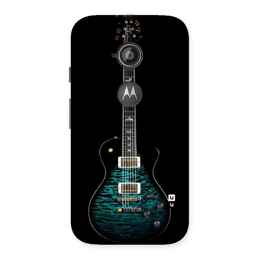 Royal Green Guitar Back Case for Moto E 2nd Gen