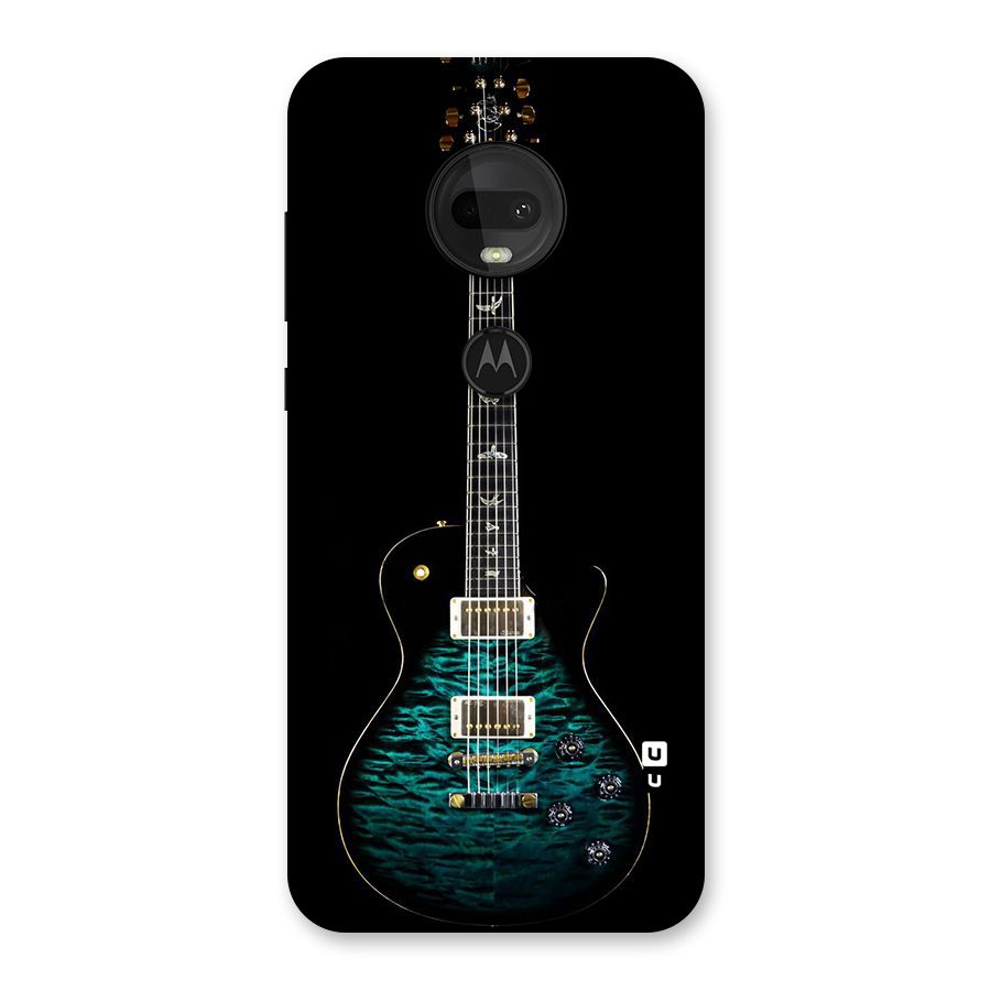 Royal Green Guitar Back Case for Moto G7