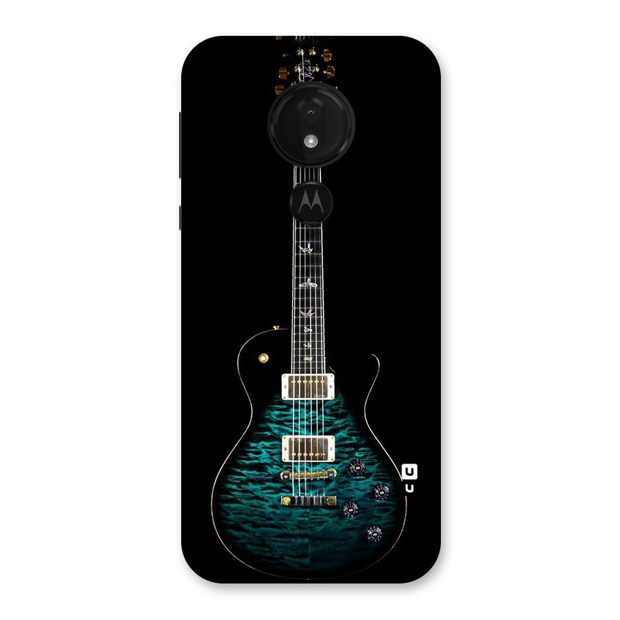 Royal Green Guitar Back Case for Moto G7 Power