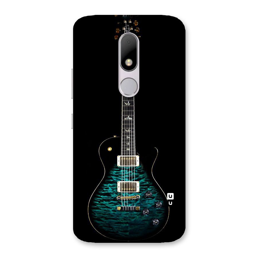 Royal Green Guitar Back Case for Moto M