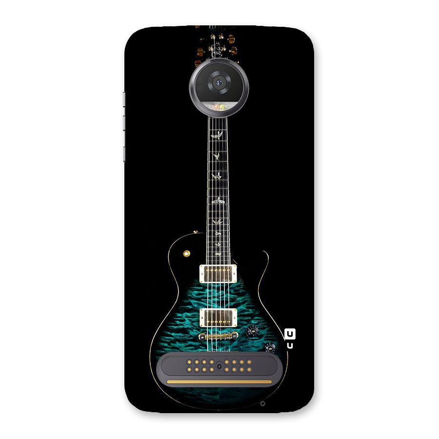 Royal Green Guitar Back Case for Moto Z2 Play