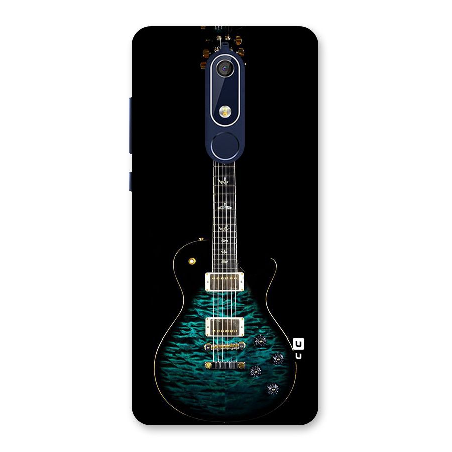 Royal Green Guitar Back Case for Nokia 5.1