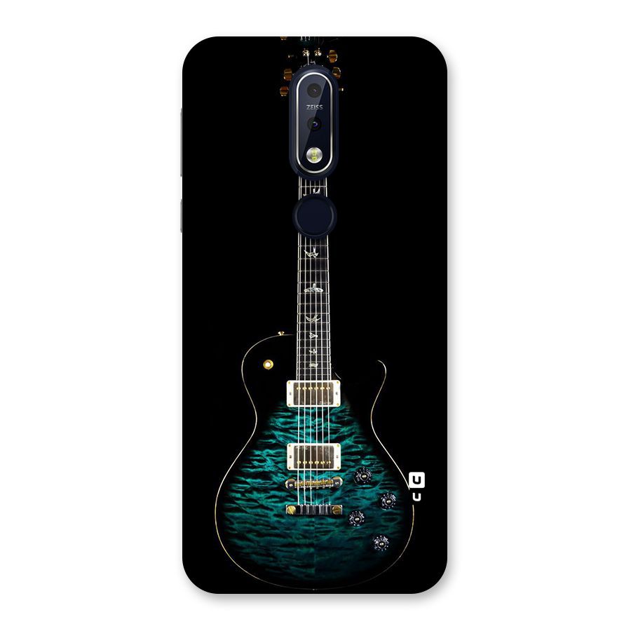 Royal Green Guitar Back Case for Nokia 7.1