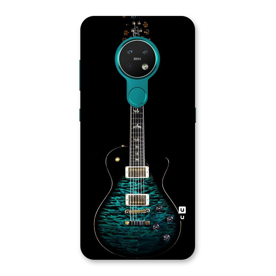 Royal Green Guitar Back Case for Nokia 7.2