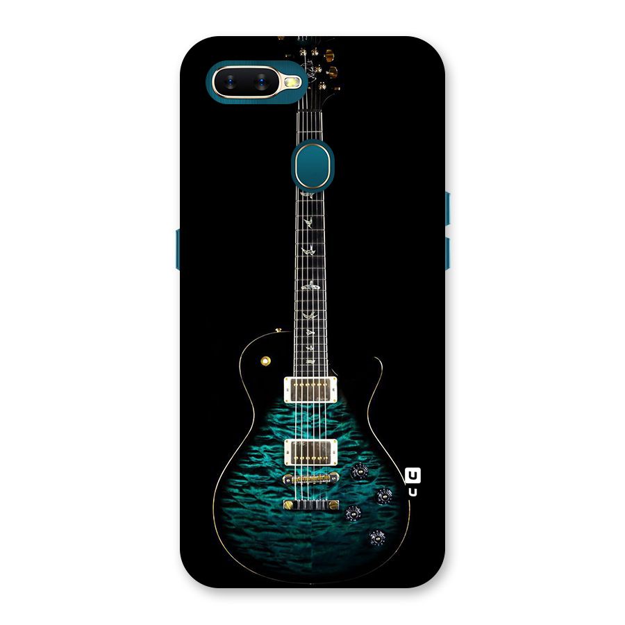 Royal Green Guitar Back Case for Oppo A11k