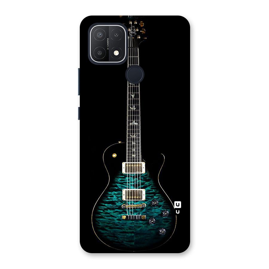 Royal Green Guitar Back Case for Oppo A15