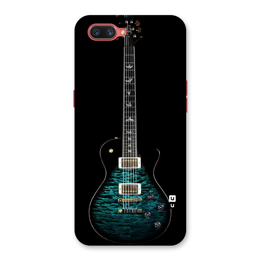 Royal Green Guitar Back Case for Oppo A3s