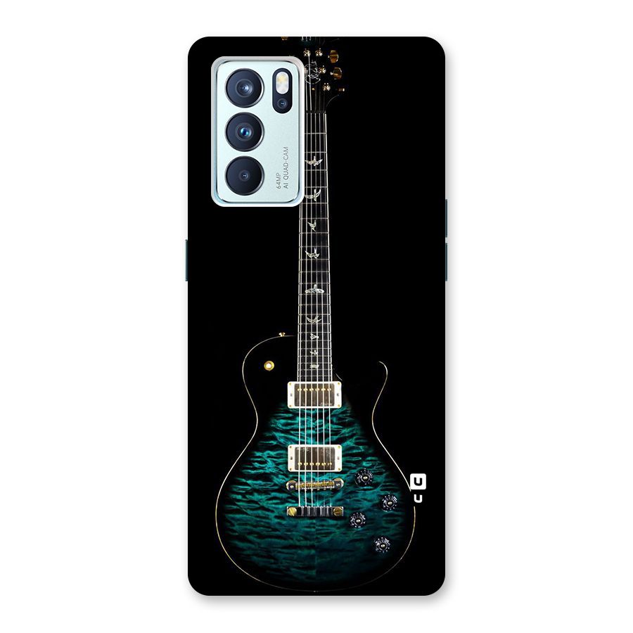 Royal Green Guitar Back Case for Oppo Reno6 Pro 5G