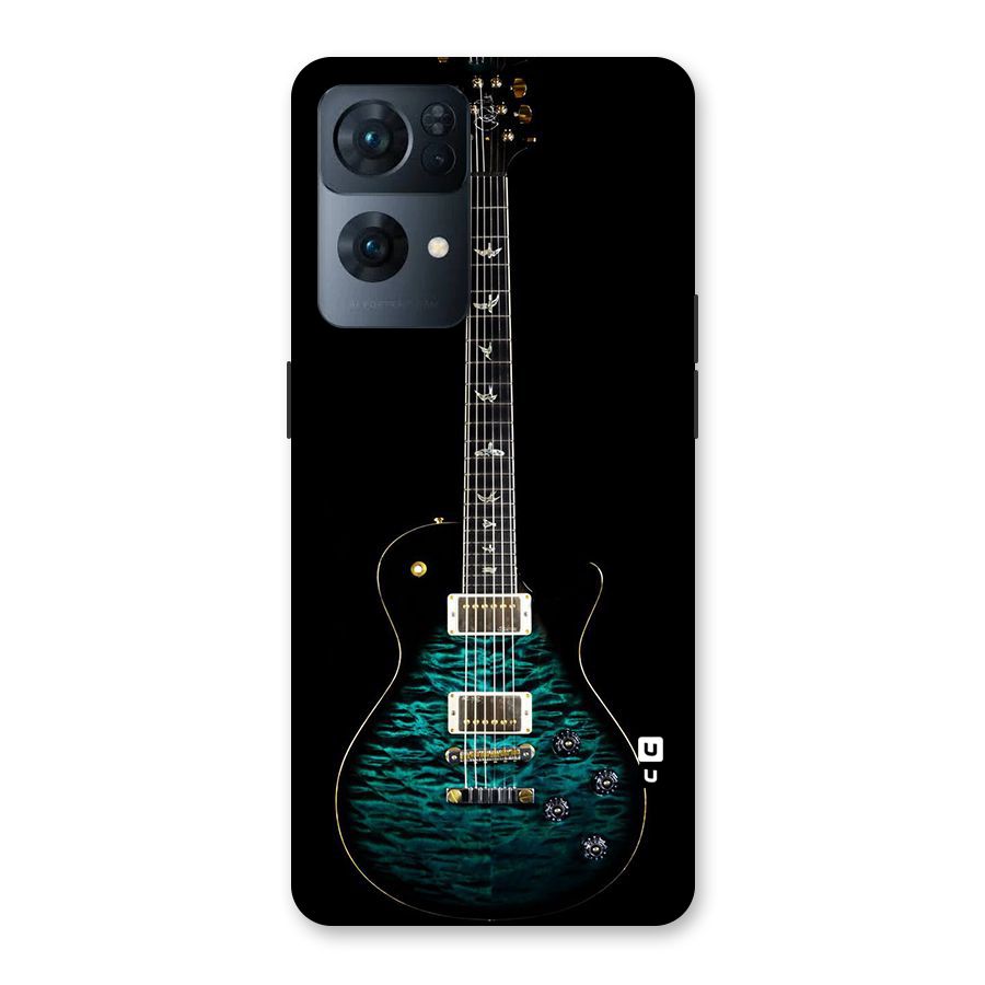 Royal Green Guitar Back Case for Oppo Reno7 Pro 5G