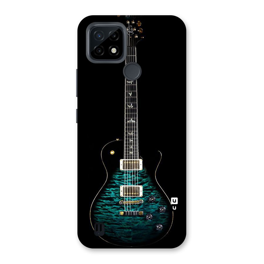 Royal Green Guitar Back Case for Realme C21