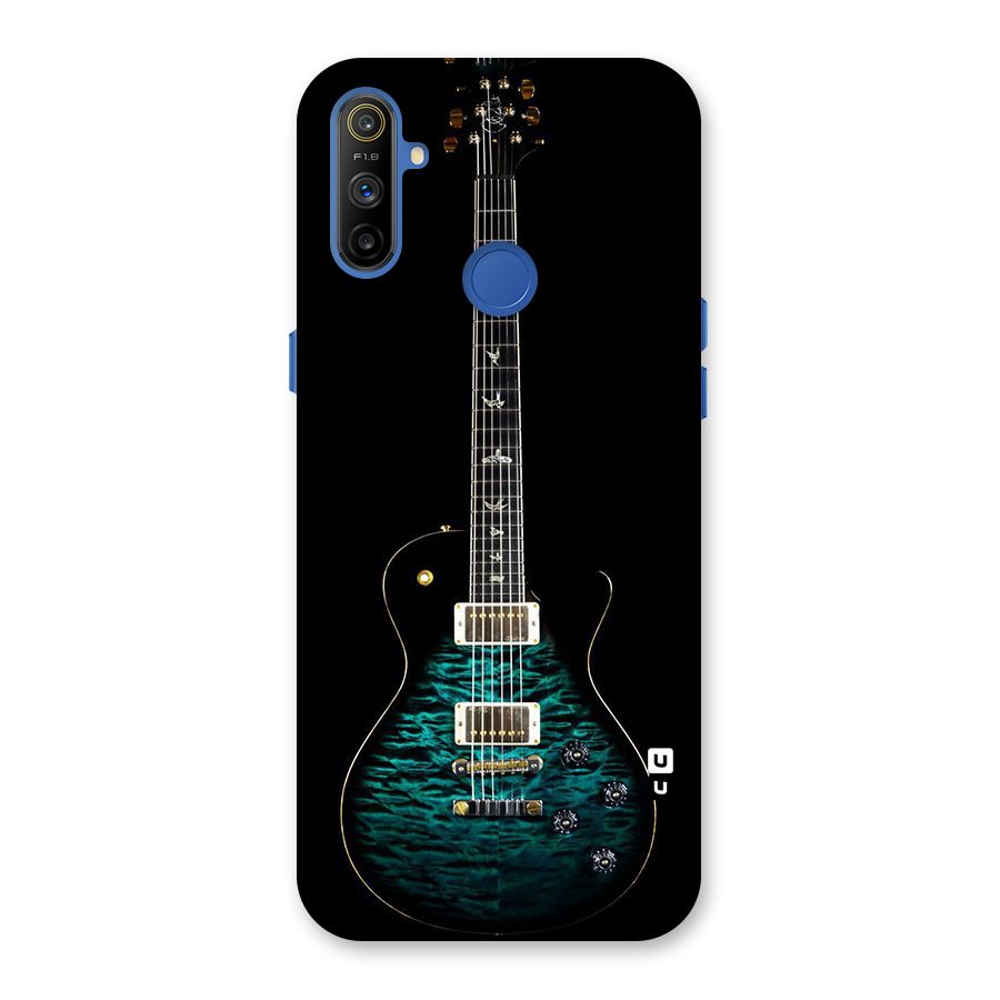 Royal Green Guitar Back Case for Realme Narzo 10A