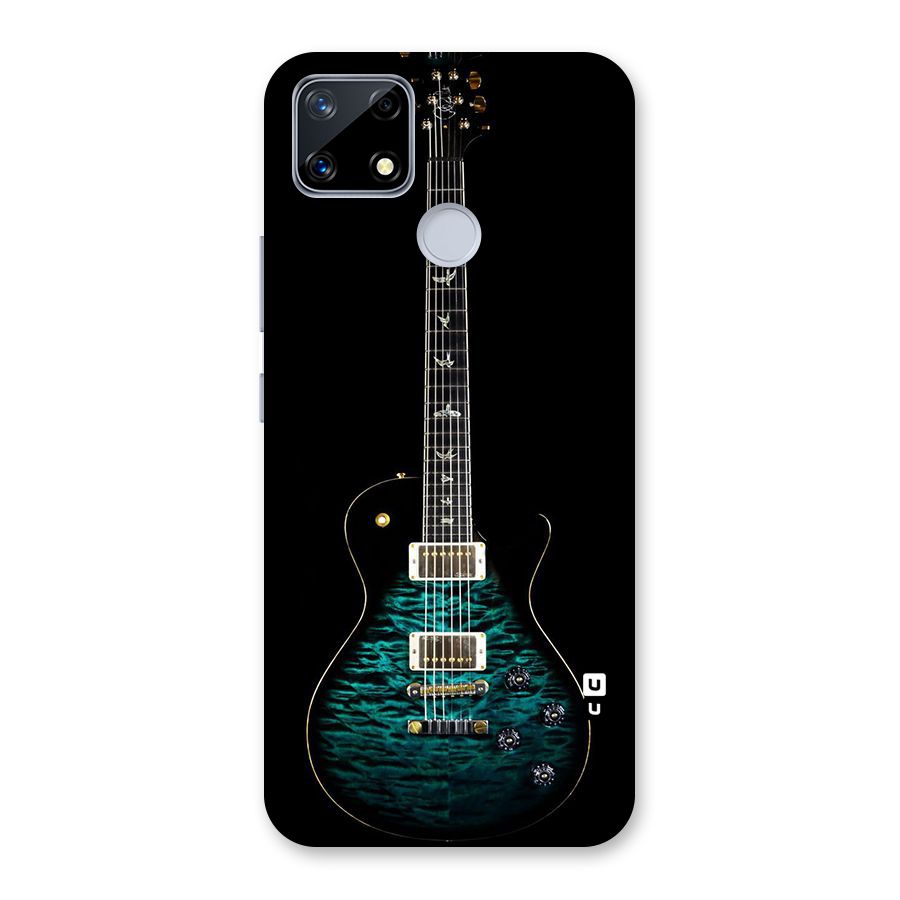 Royal Green Guitar Back Case for Realme Narzo 20
