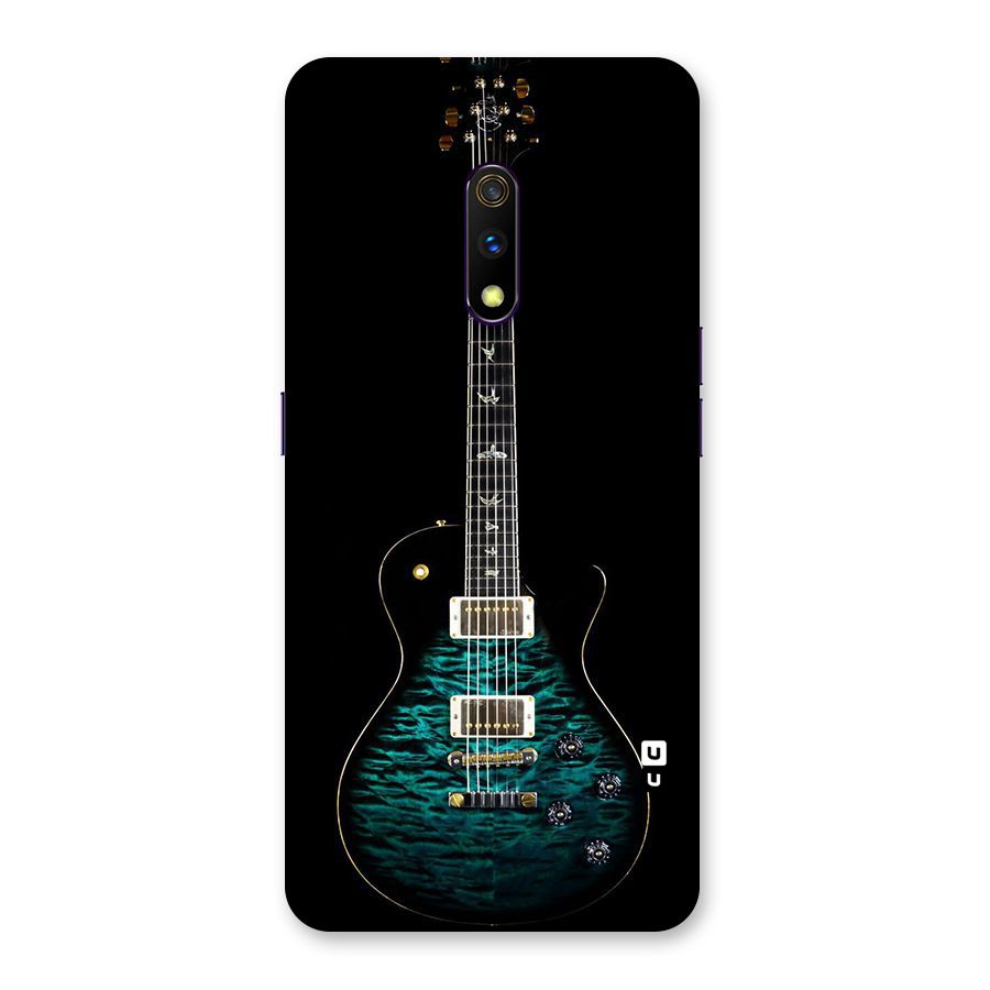 Royal Green Guitar Back Case for Realme X
