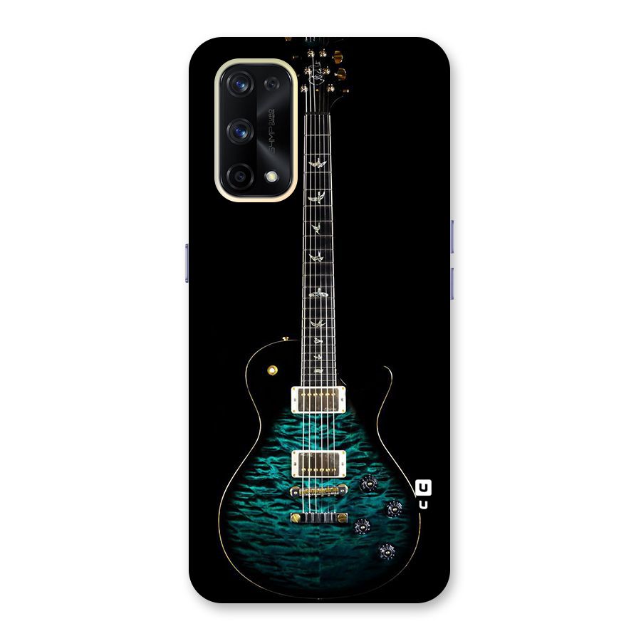 Royal Green Guitar Glass Back Case for Realme X7 Pro