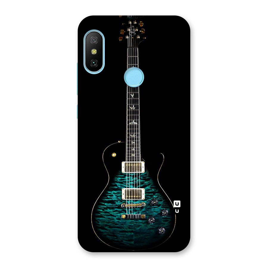 Royal Green Guitar Back Case for Redmi 6 Pro