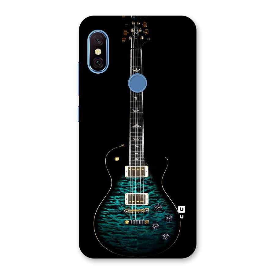 Royal Green Guitar Back Case for Redmi Note 6 Pro