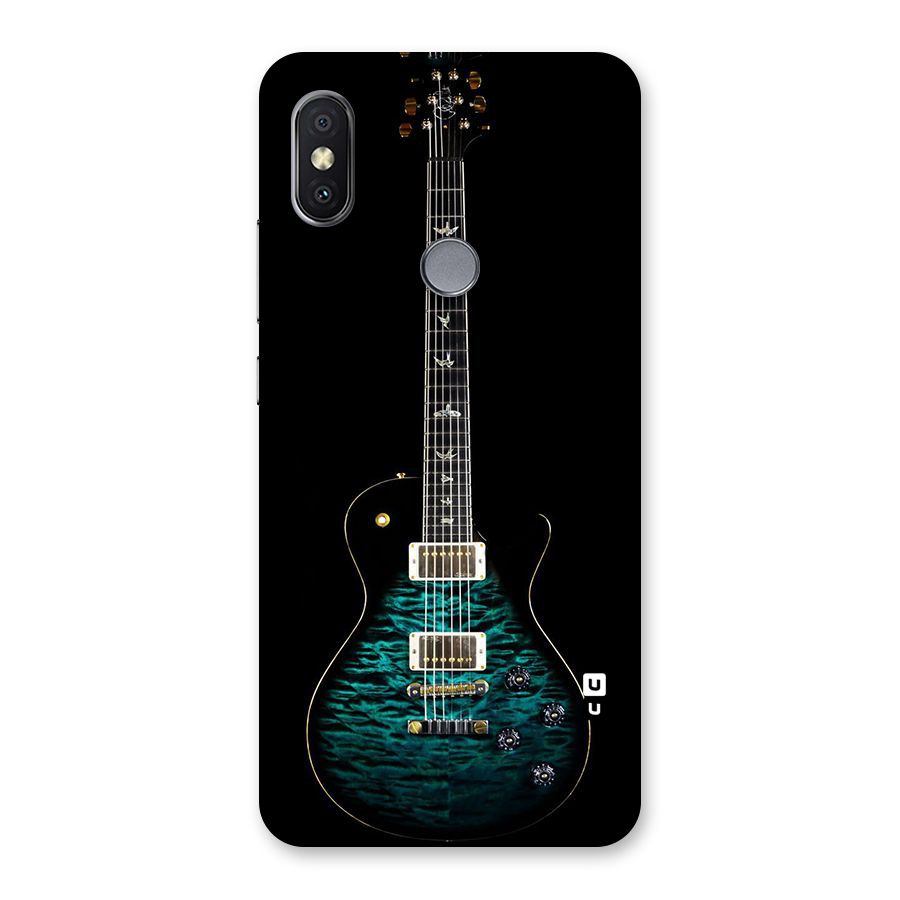 Royal Green Guitar Back Case for Redmi Y2