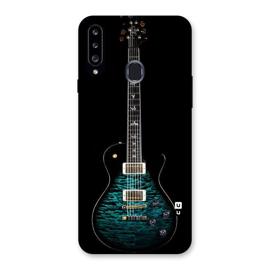 Royal Green Guitar Back Case for Samsung Galaxy A20s
