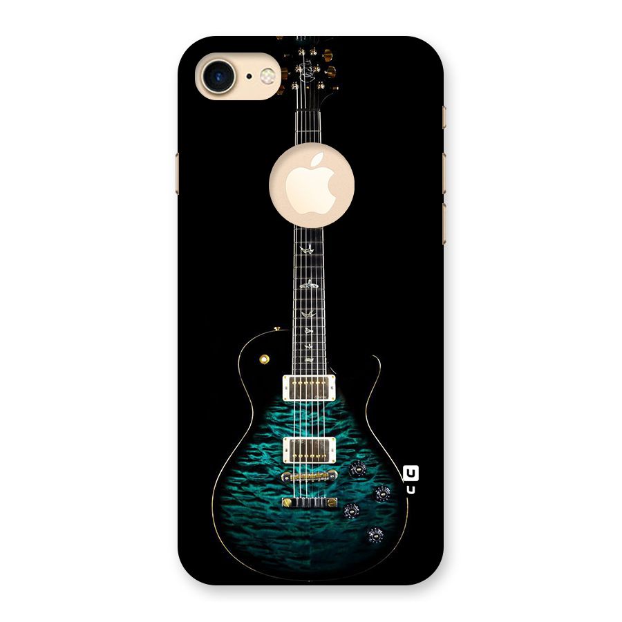 Royal Green Guitar Back Case for iPhone 7 Logo Cut