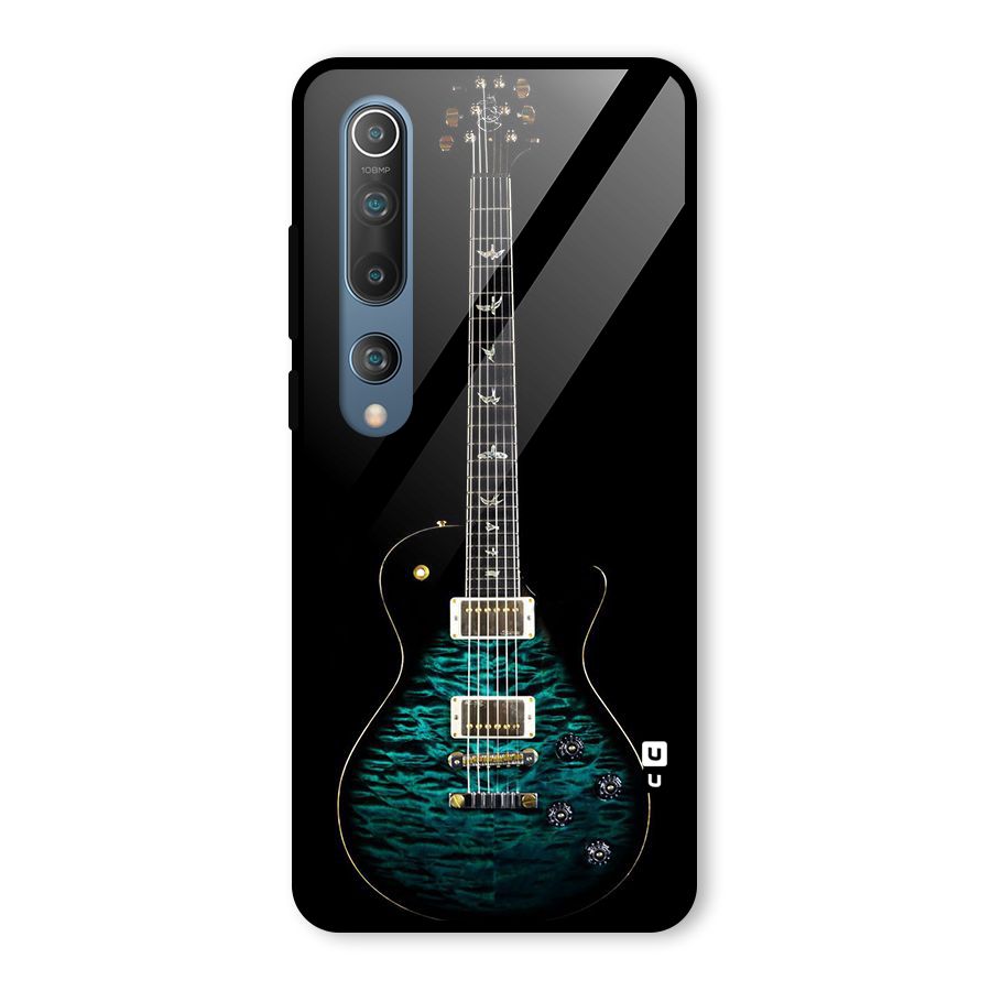Royal Green Guitar Glass Back Case for Mi 10
