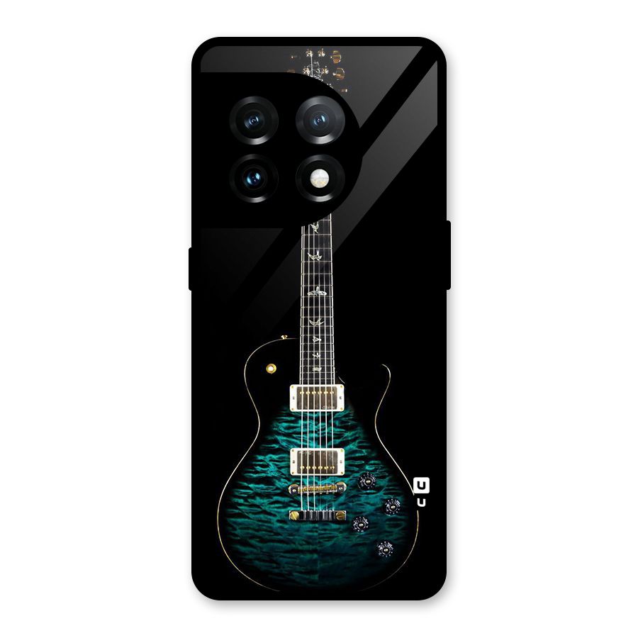 Royal Green Guitar Glass Back Case for OnePlus 11