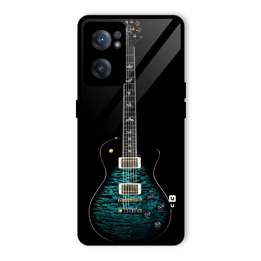 Royal Green Guitar Glass Back Case for OnePlus Nord CE 2 5G